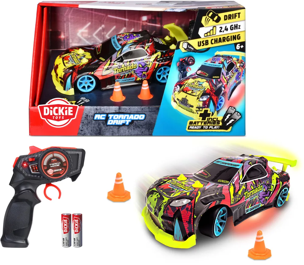 Masina Dickie RC Tornado Drift, RTR 2,4 GHz 201104007