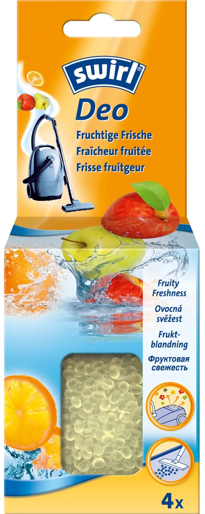 Odorizant pentru aspirator Melitta Swirl Fruity Fresh 4 bucati