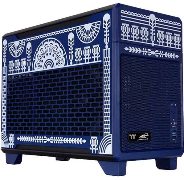 Carcasa PC Thermaltake TR100 Koralie Edition Cobalt Blue