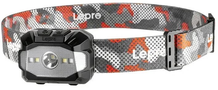 Lepro 320023 Lanternă frontală reîncărcabilă de 300 lm