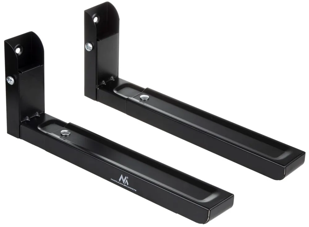 Suport de perete reglabil pentru cuptor cu microunde MACLEAN MC-915 B, metal, 30 kg, negru