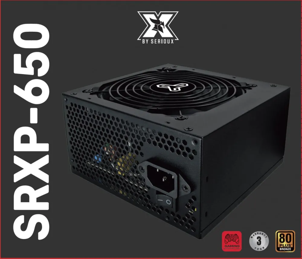 SURSA PC SERIOUX 650W 80+ BRONZE FAN12CM