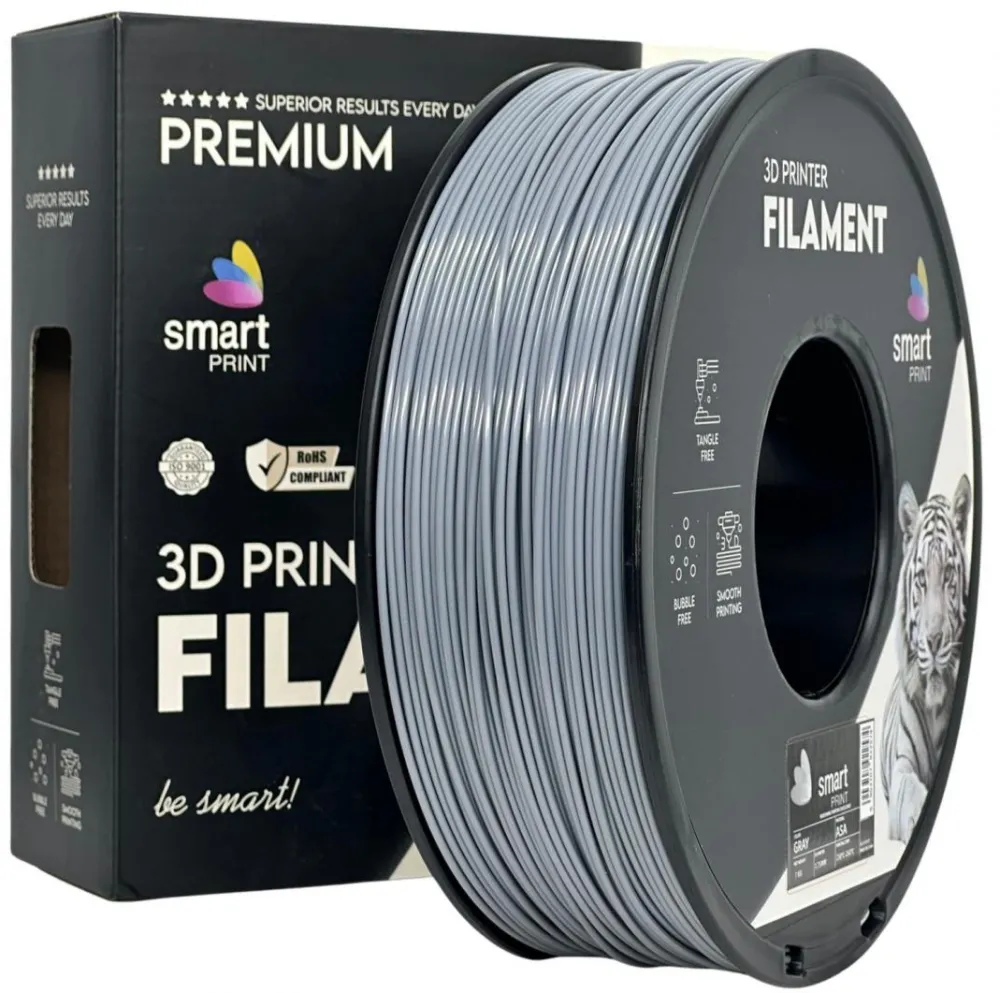 SMART PRINT 3D FILAMENT 1KG ASA GRAY