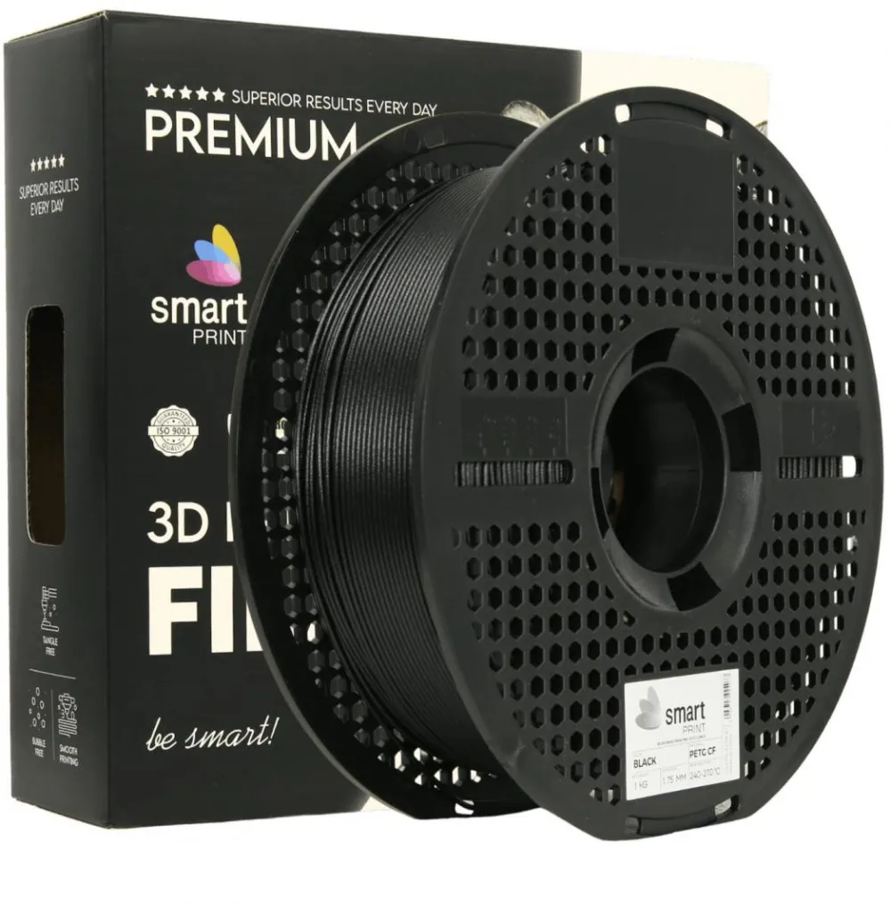 SMART PRINT 3D FILAMENT 1KG PETG+CF BK