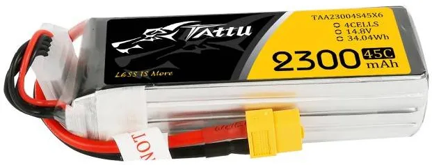 Baterie Tattu 2300mAh 14,8V 75C 4S1P XT60