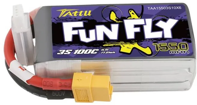 Akumulator Tattu Funfly 1550mAh 11,1V 100C 3S1P