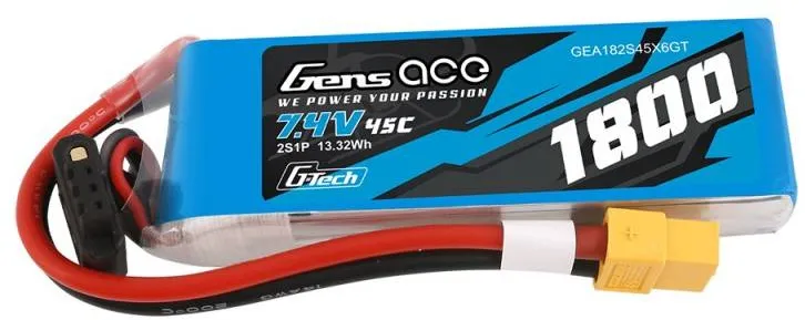 Acumulator GensAce G-Tech LiPo 1800mAh 7.4V 45C 2S1P XT60