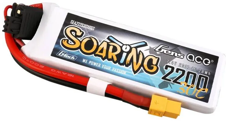 Gens Ace G-Tech Soaring 2200mAh 7.4V 30C 2S1P XT60