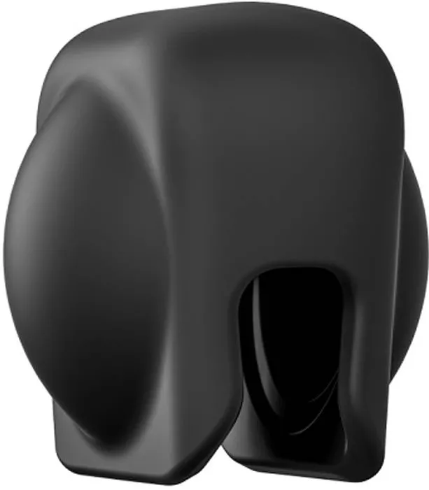 Carcasă cu lentile din silicon Puluz pentru Insta360 X3 (negru)