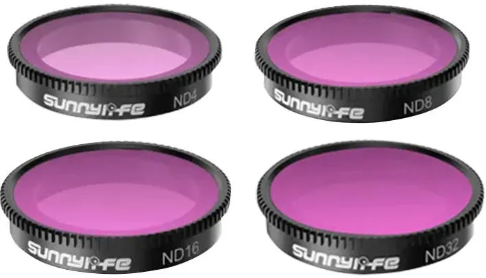 Set de 4 filtre ND4+ND8+ND16+ND32 Sunnylife pentru Insta360 GO 3/2