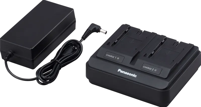 Incarcator baterii Panasonic AG-BRD50E dual pentru seria AG-VBR