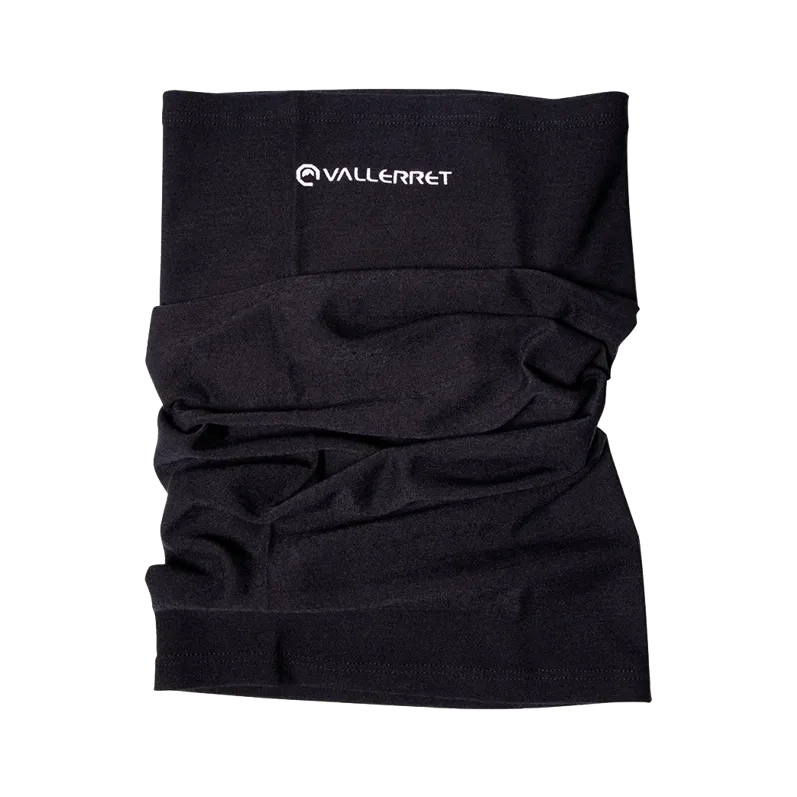 Vallerret Wool Neck Warmer (100% Merino) Black