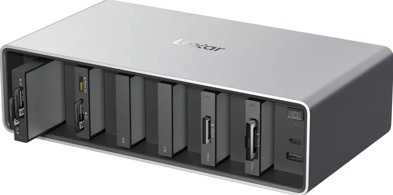 Lexar Professional Workflow with Thunderbolt4 uplink, 6 Module bay