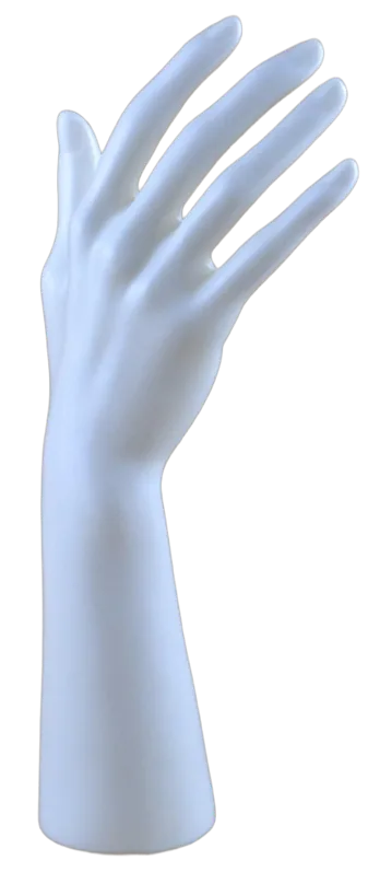 Vallerret Retail Display- Single Hand Model, White