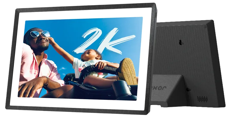 Lexar I Pexar Digital Picture Frame I 11-inch, 2K WiFi Enabled (Black) built-in 32GB