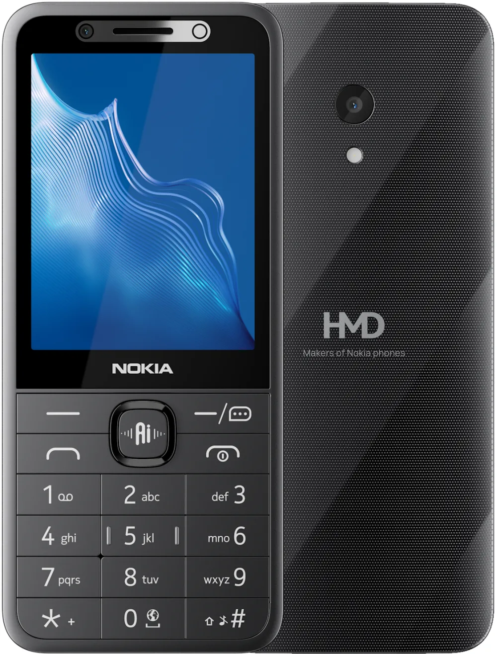 Telefon mobil 235 4G (2026), display 2.8", asistent AI, apeluri video, Black