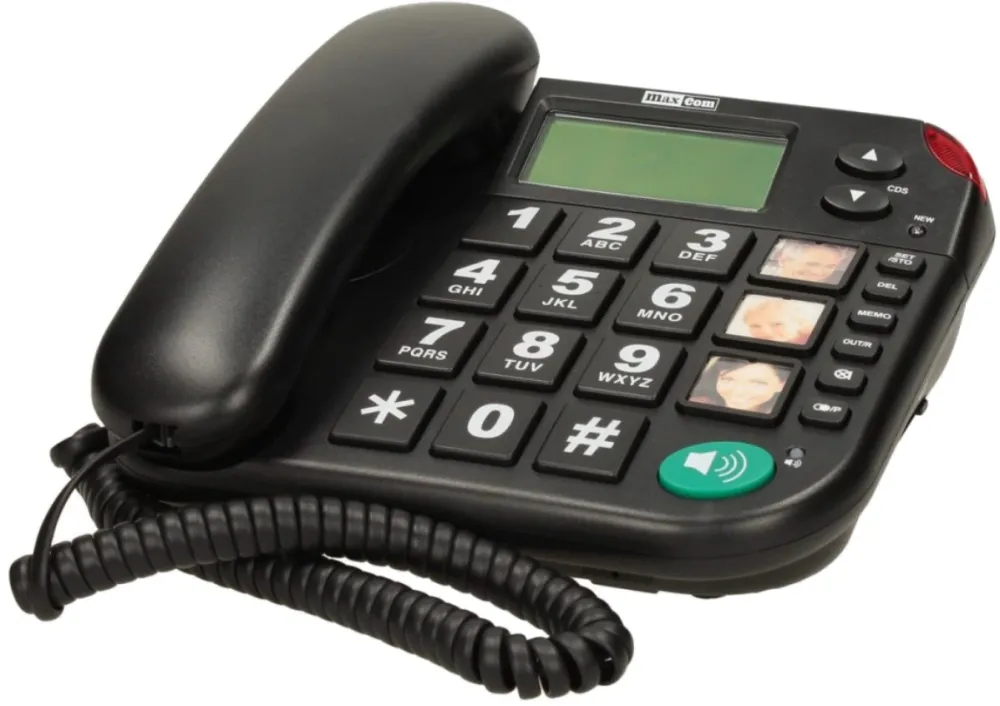 Telefon fix cu fir KXT480, Black