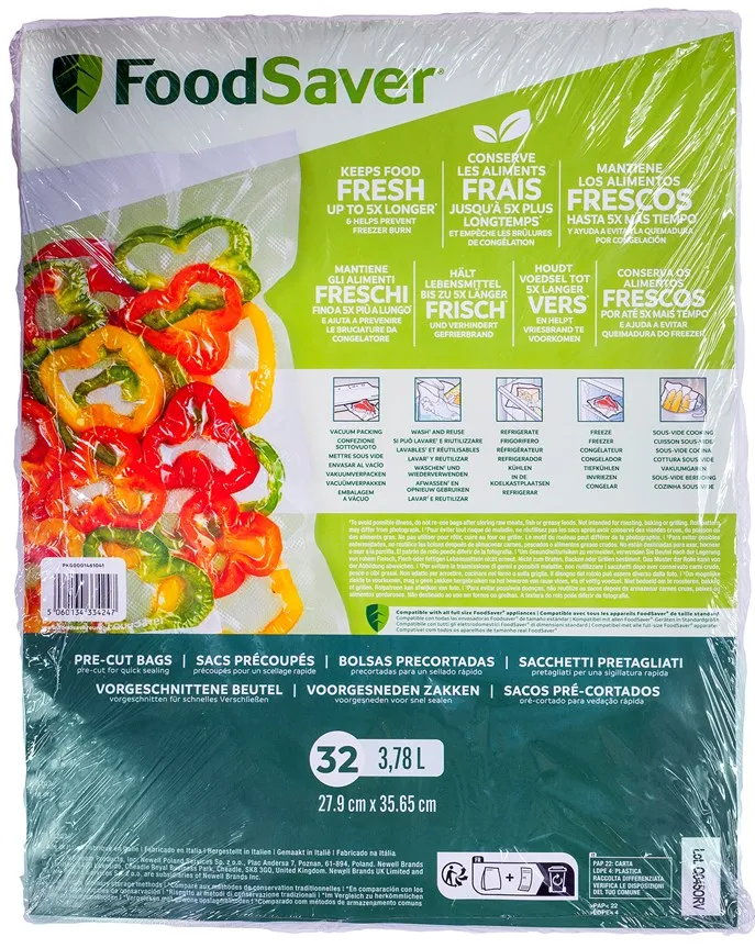 Macom 3201 food storage container Rectangular Dispenser White 32 pc(s)