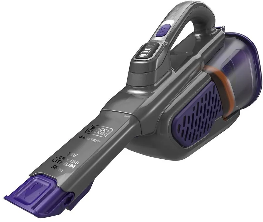 Black & Decker BHHV520BFP handheld vacuum Black, Violet Bagless