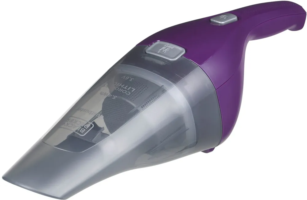 Black & Decker NVC115W handheld vacuum Grey, Purple Bagless