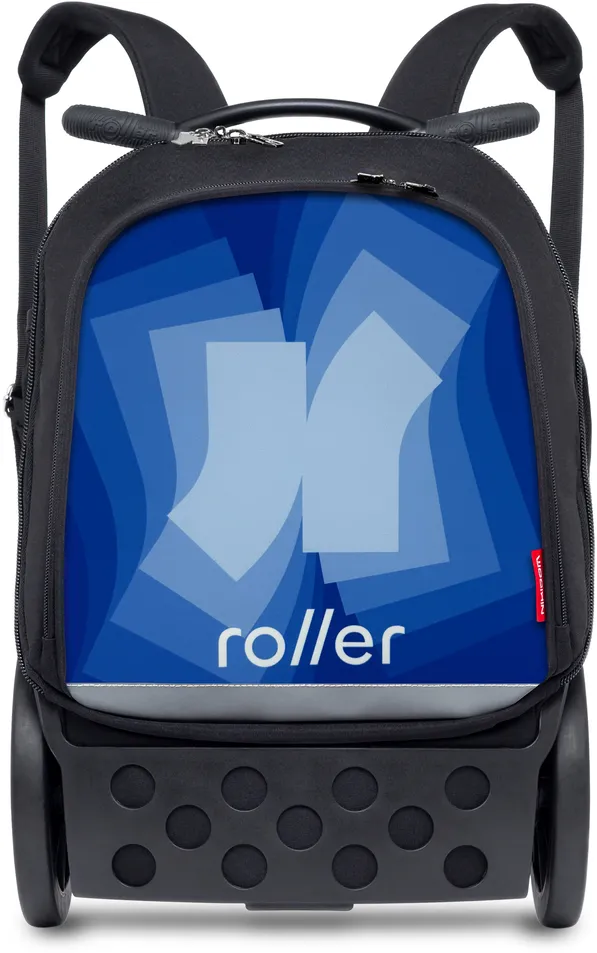 Ghiozdan nikidom roller up - Kinetic Blue