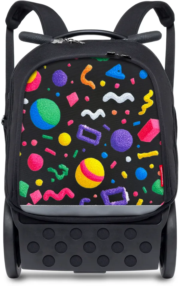 Ghiozdan nikidom roller up XL - Space Doodles