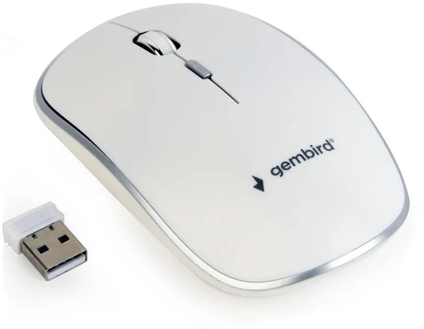 Mouse Gembird MUSW-4B-01 White