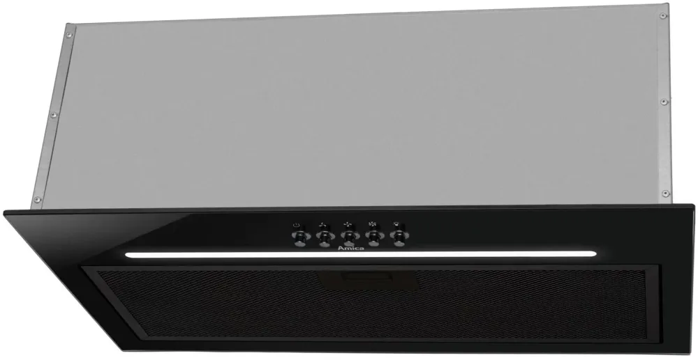 Amica OMP6255BG Built-in cooker hood black 389 m³/h