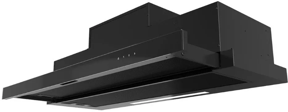 Telescopic hood MAAN Corona Touch Bis 60 635 m3/h, Black