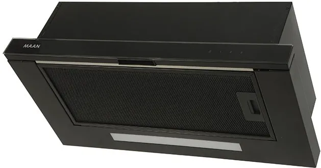 Telescopic hood MAAN Corona 2 Touch 60 315 m3/h, Black