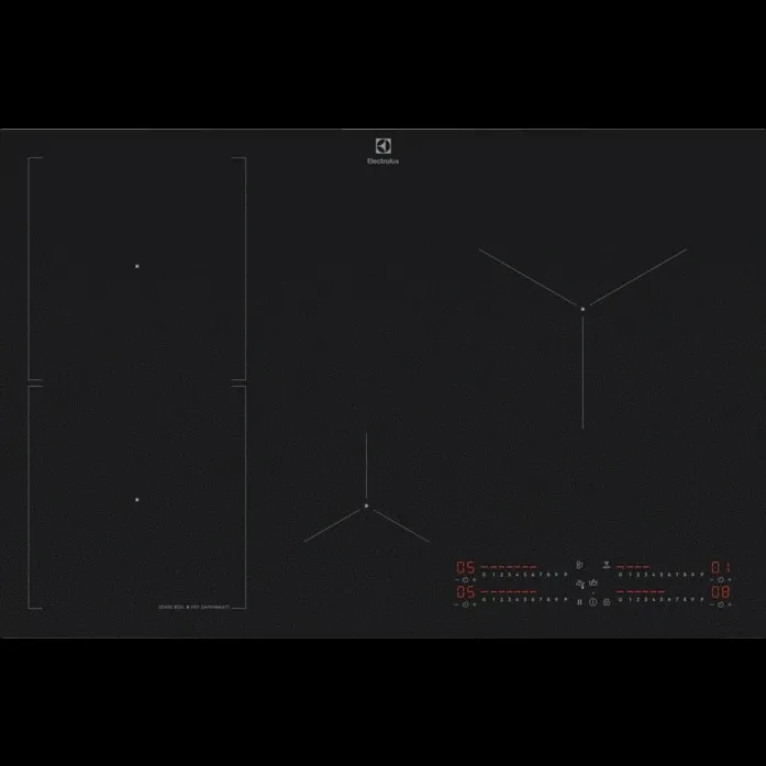 Electrolux EIS87453IZ hob Black Built-in 77 cm Zone induction hob 4 zone(s)