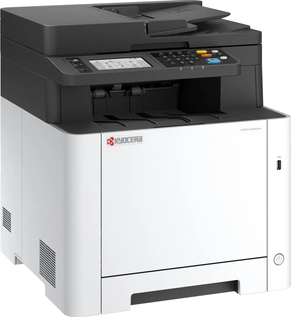ECOSYS MA2600cwfx Plus (incl. 3 years Kyocera Life Plus) (gray/black, USB, LAN, WLAN, scan, copy, fax, duplex (print), duplex (scan))