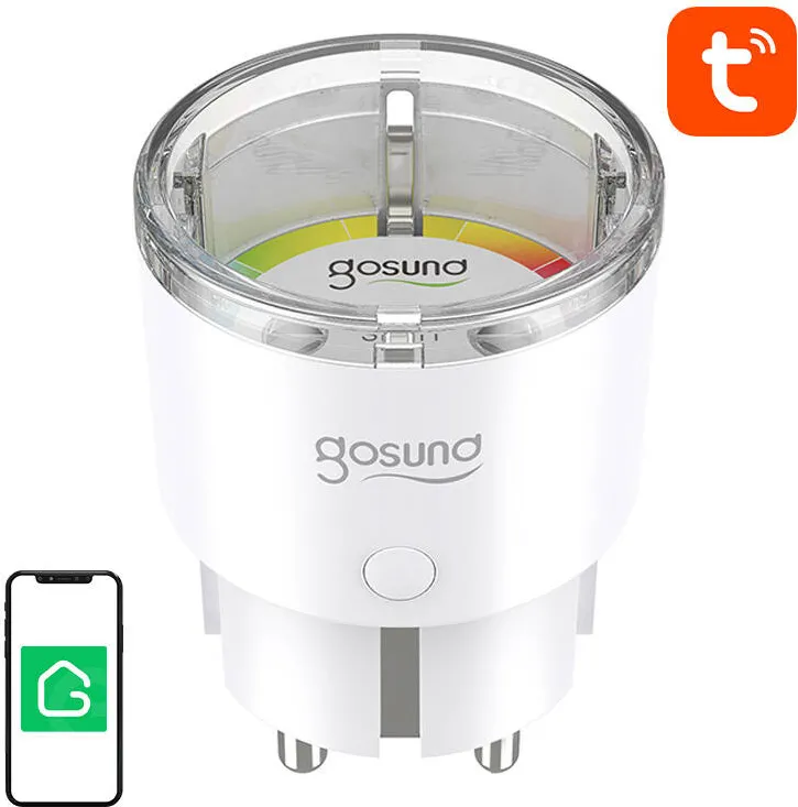 Priză inteligentă Gosund SP111 3680W 16A WiFi, Tuya
