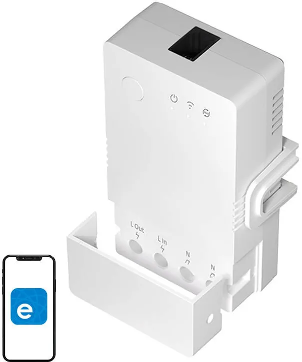 Releu Wi-Fi cu funcție de măsurare a temperaturii și umidității Sonoff THR316 TH Origin