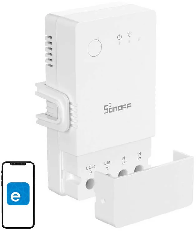 Releu Wi-Fi cu funcție de măsurare a curentului Sonoff POWR316 POW Origin