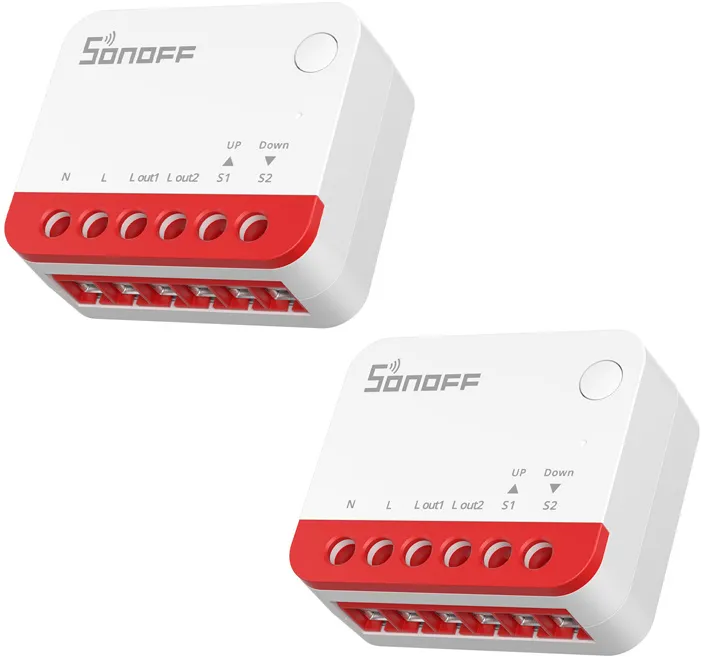 Comutator inteligent ZigBee pentru obloane Sonoff MINI-ZBRBS (2pak)