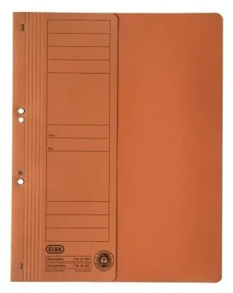 Dosar carton cu capse 1/2 ELBA Smart Line - orange