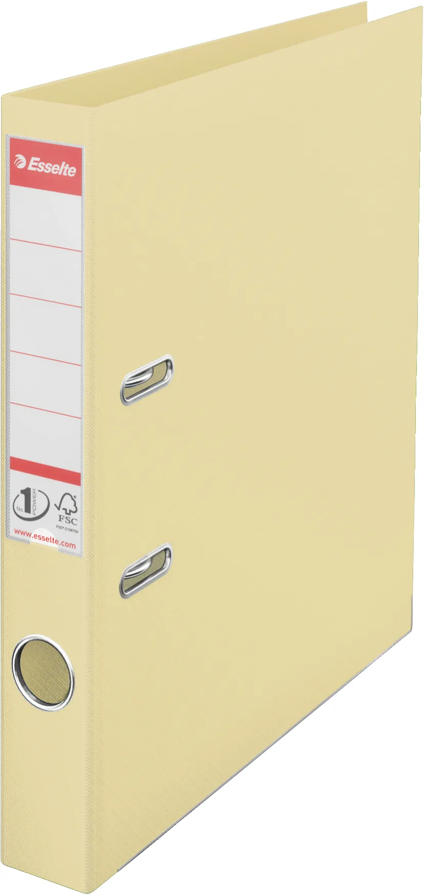 Biblioraft Esselte No.1 Power, PP/PP, partial reciclat, FSC, A4, 50 mm, scoica