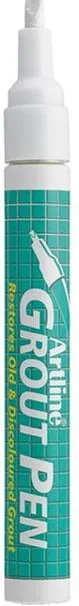 Marker ARTLINE 419 Grout Pen, pentru rosturi, corp metalic, varf tesit, 2.0-4.0mm - alb