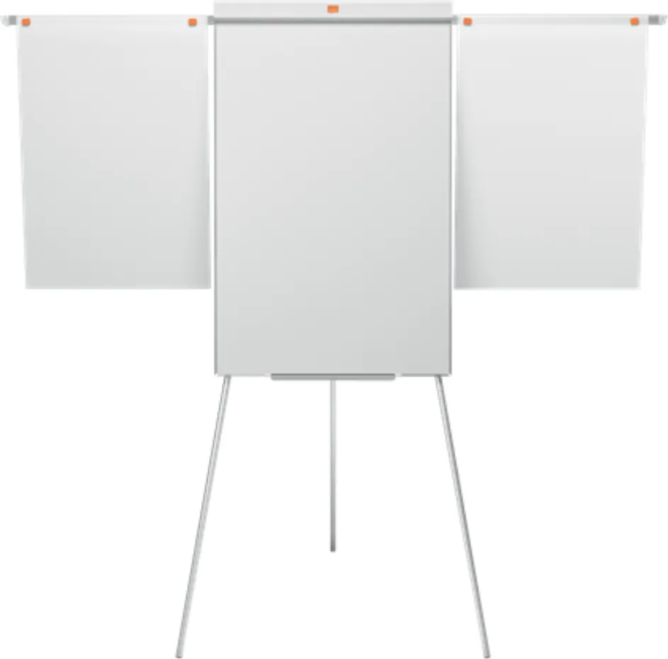 Flipchart NOBO Impression Pro, otel lacuit, brate extensibile si trepied, magnetic+marker,tavita alb