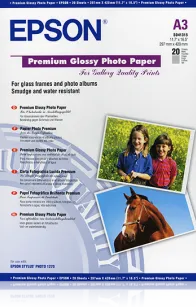 Epson Premium Glossy Photo Paper A3, 250g/m2, 20 sheets