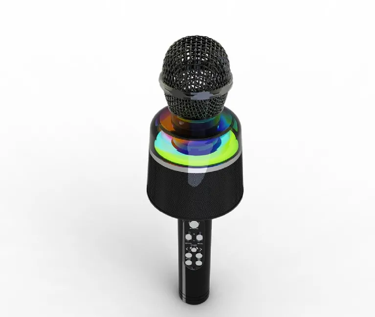 Gembird MICBT-01-BK Wireless Karaoke Microphone, Black