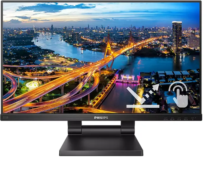 PHILIPS 222B1TC/00 21.5" IPS/1920x1080,16:9, 250cd/m²,4ms/HDMI DP USB
