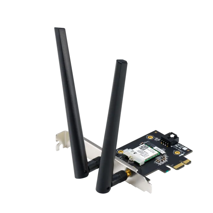 Asus PCE-AX1800 Dual-Band Bluetooth 5.2 PCIe WiFi Adapter, 802.11ax, Wifi 6