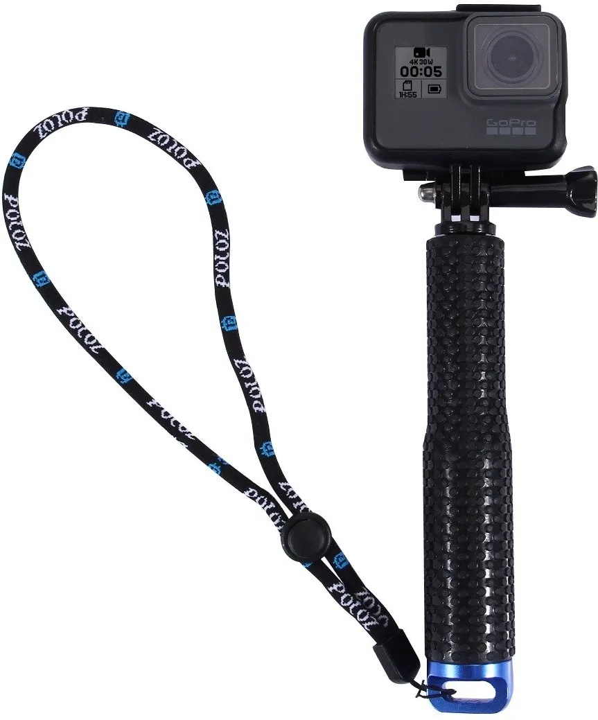 Selfie Stick Puluz pentru aparate foto sport (DJI, GoPro, Insta360)(negru)