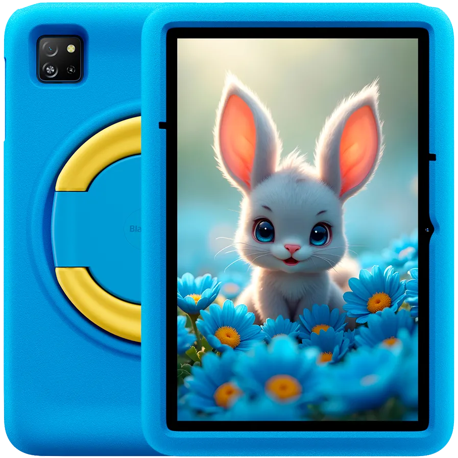 Blackview Tab 60 Pro Kids LTE 10.1-inch HD+ 800x1280 IPS 60Hz 8GB/128GB Octa-core T606 1.6GHz 5MP Front/8MP Back Camera Battery 7700mAh NO Carger USB Type-C Android 15 SD card slot Ocean Blue