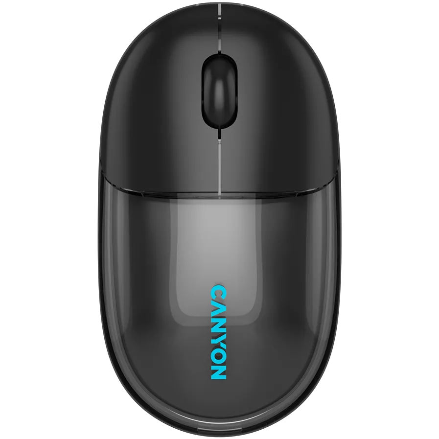 CANYON mouse OnClick 24 BT/ Wireless Transparent/Black