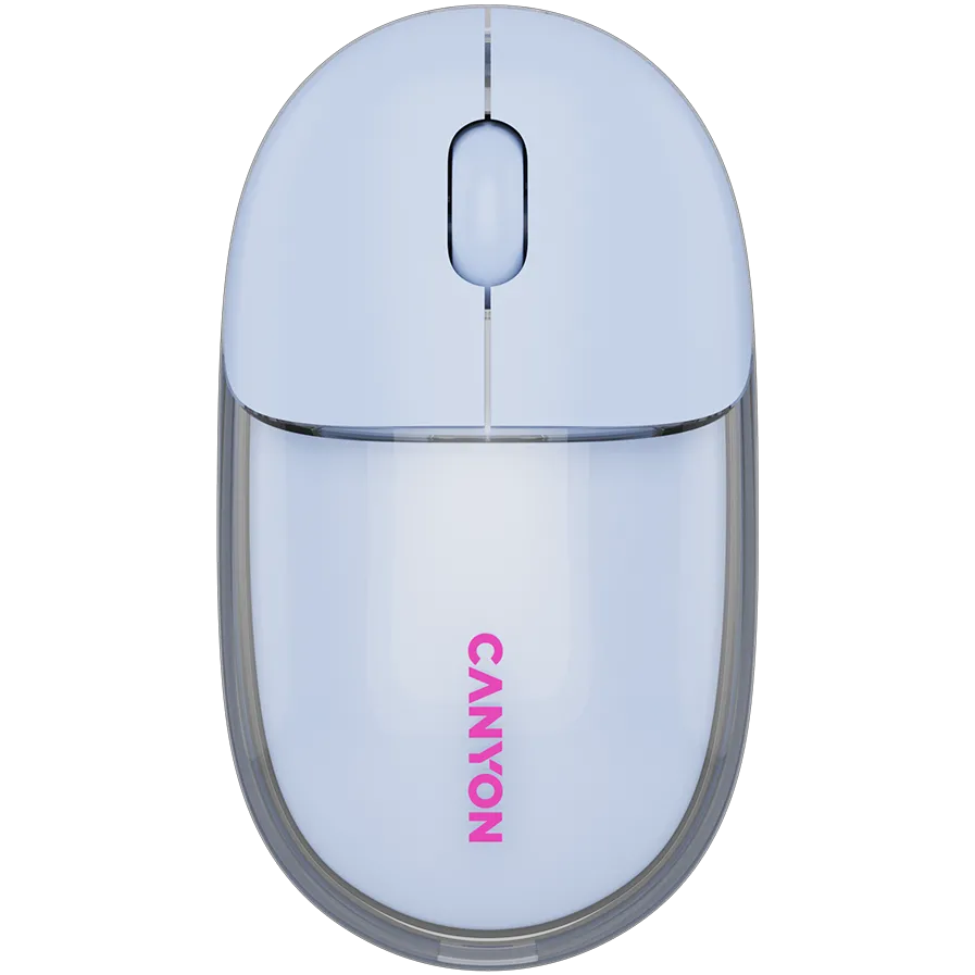 CANYON mouse OnClick 24 BT/ Wireless Transparent/Blue