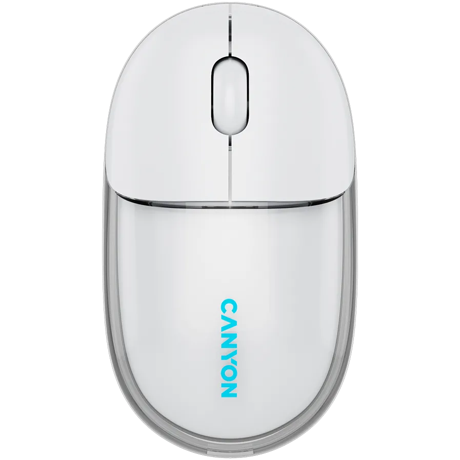 CANYON mouse OnClick 24 BT/ Wireless Transparent/White