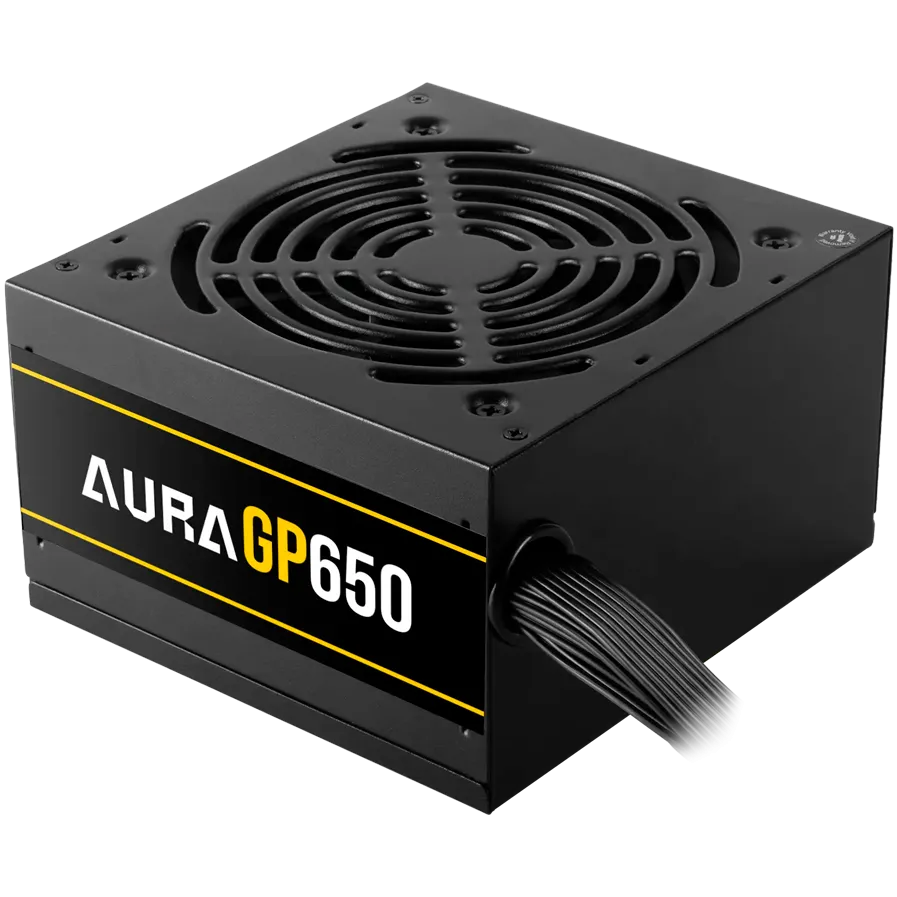 Sursa Gamdias Aura GP550 550W neagra, certificata 80 PLUS, eficienta 80%